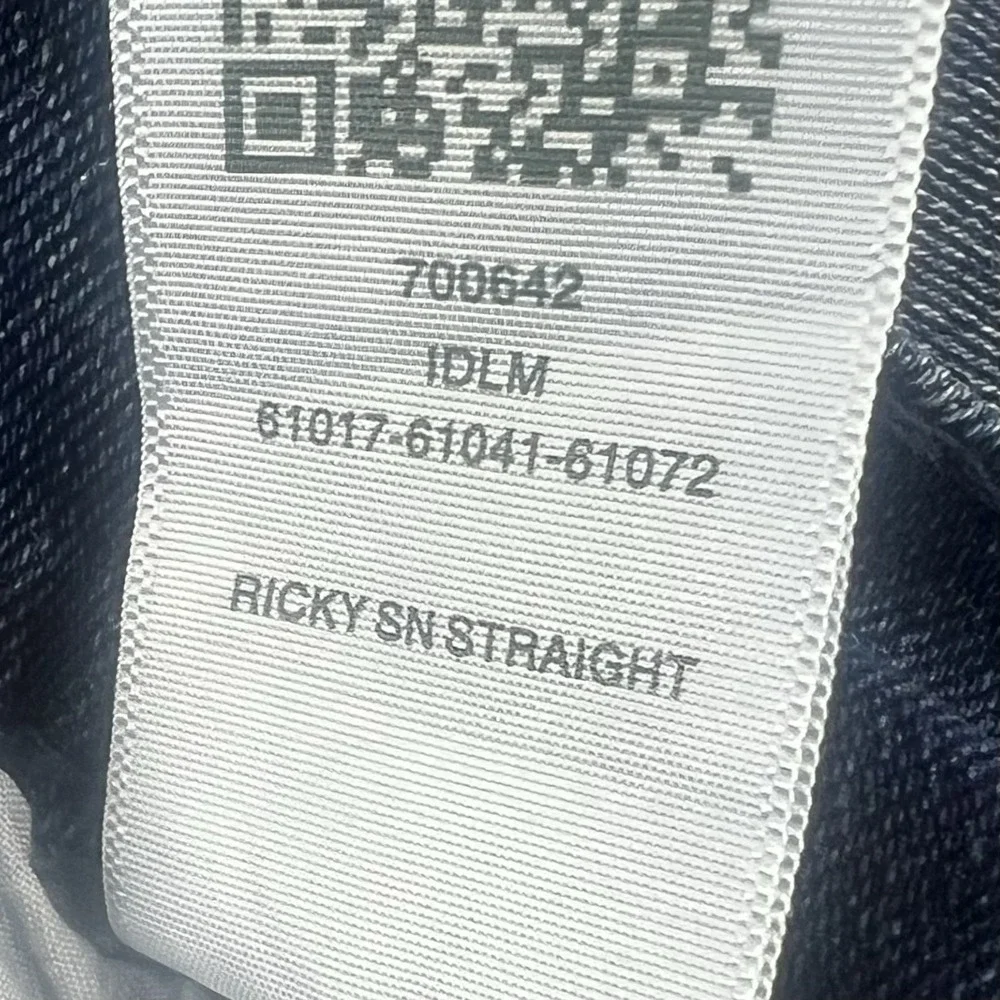 True Religion Ricky Relaxed‎ Straight Jeans Men's 34x34 SN Flap Pocket NEW $159